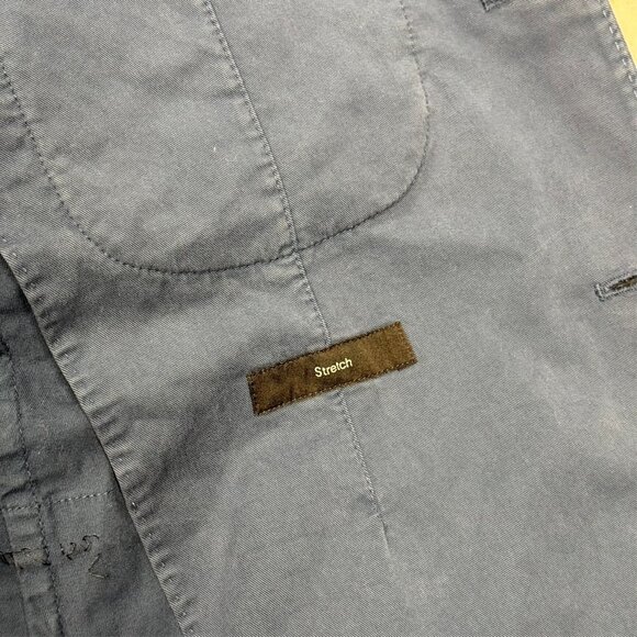 Hugo Boss Stretch Cotton Slim Fit Blazer Canvas Blue Hanry-D 38R - Picture 7 of 10